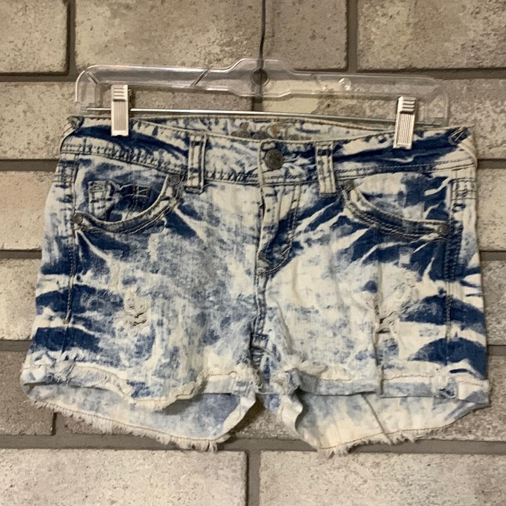 3for$20 tie dye jeans shorts size 5 distressed
